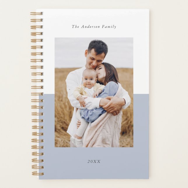 Add Your Own 3 Photo Gallery -  Modern Monthly Planner (Front)