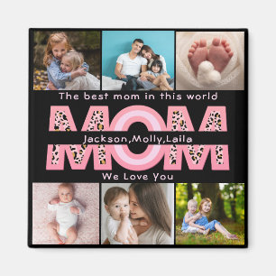 Add your own 6 Photo Collage Mother's Day Quote  Magnet