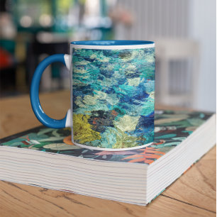 Add Your Own Abstract Art Photo Mug