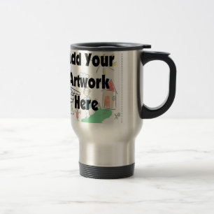 Add your own Artwork or Kid's Artwork for gifts Travel Mug