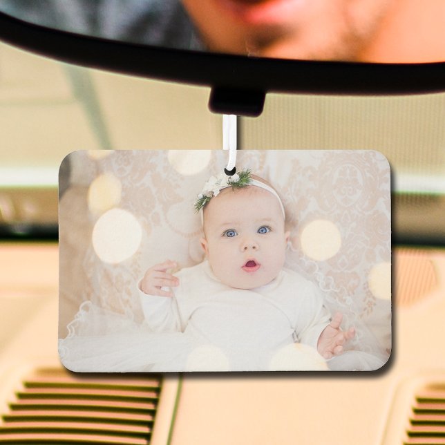 Add Your Own Baby Photo Auto Car Air Freshener (Add your own photo to create a fun auto air freshener and choose your scent, too.)