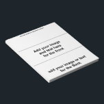 Add your own - Blank Candy Bar Wrapper Party Favou Notepad<br><div class="desc">Add your own image and text on this Blank Candy Bar Wrapper Party Favour.  40 sheets of wrappers that fold around standard size Candy Bars.  Just need a glue stick.  Personalise for the perfect Party Favour</div>