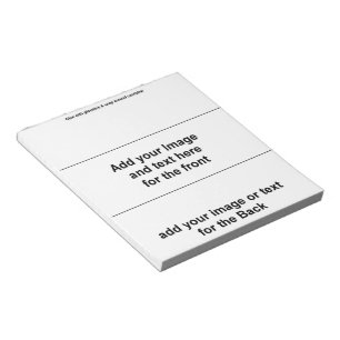 Add your own - Blank Candy Bar Wrapper Party Favou Notepad