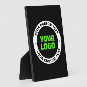 Add Your Own Business Logo or Uploaded Design Plaque