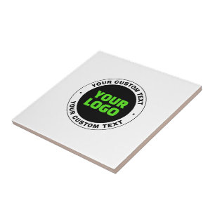Add Your Own Business Logo or Uploaded Design Tile