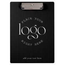 Add Your Own Custom Business Logo Modern Black