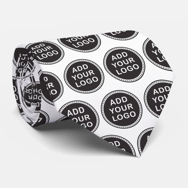 Add your own custom business logo or graphic tie (Rolled)