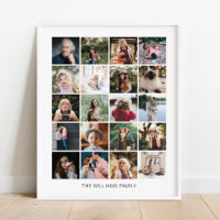 Add Your Own Custom Family 20 Photo Collage