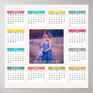 Add Your Own Custom Photo 2023 Calendar Poster
