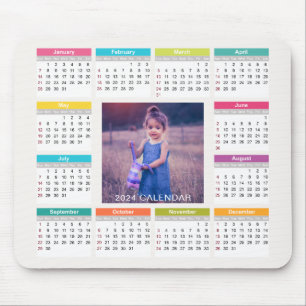 Add Your Own Custom Photo 2024 Calendar Mousepad