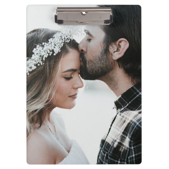 Add Your Own Custom Photo Double Sided    Clipboard (Front)