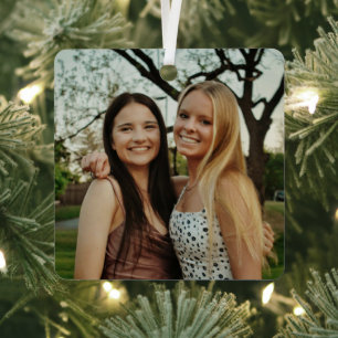 Add Your Own Custom Photo Metal Tree Decoration