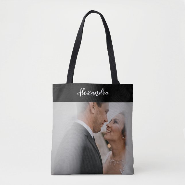 Add Your Own Custom Photo Tote Bag (Front)