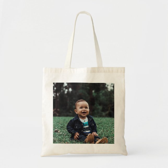 Add Your Own Custom Photo Tote Bag (Front)