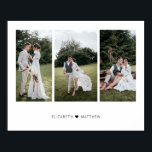 Add Your Own Customised 3 Photo Collage Poster<br><div class="desc">Modern and elegant design printed Add Your Own Customised 3 Photo Collage Poster that can be customised with your text. Check out the Graphic Art Design store for other products that match this design!</div>