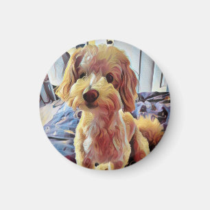 Add your own cute picture fridge magnet