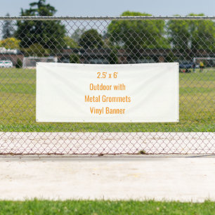 Add Your Own Design 2.5' x 6' Banner