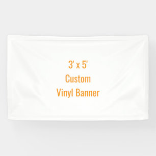 Add Your Own Design 3' x 5' Banner