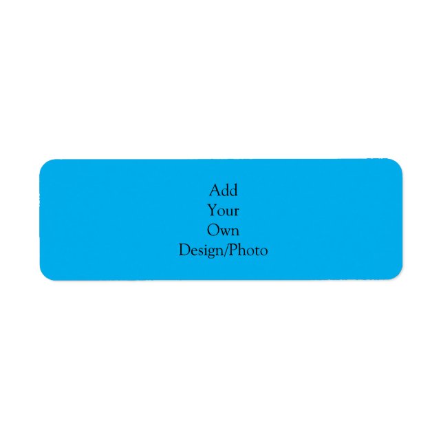 Add Your Own Design/Photo Return Address Labels (Front)
