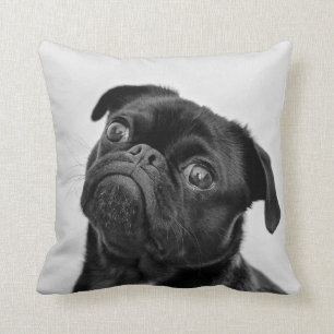 Add Your Own Dog Photo funny pug Cushion