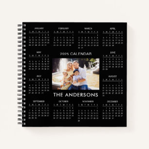 Add Your Own Family Photo 2025 Calendar   Notebook