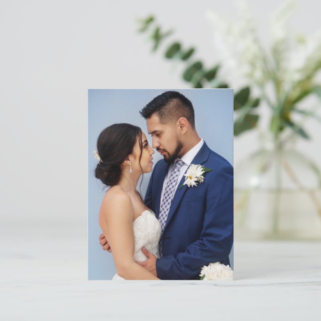 Add Your Own Image Custom Photo Postcard (Standing Front)