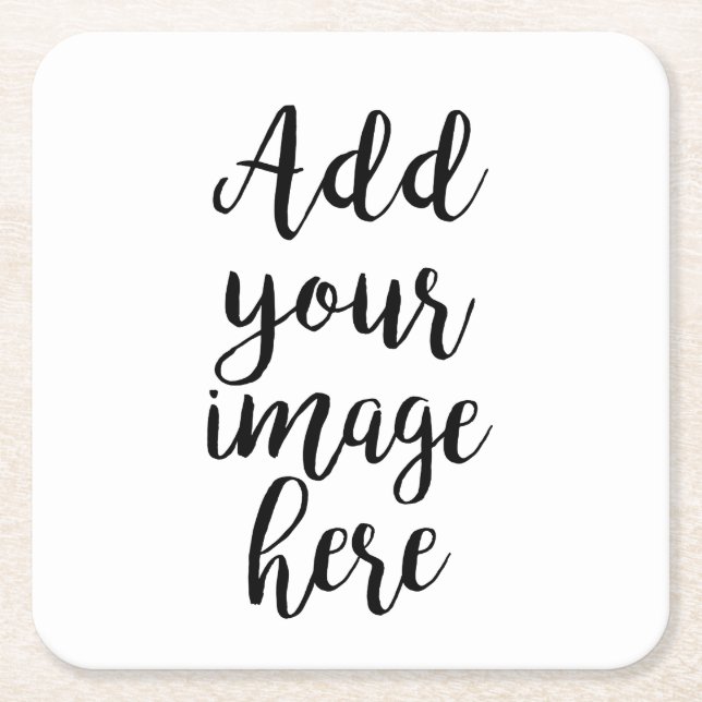 Add your Own image customisable coaster (Front)