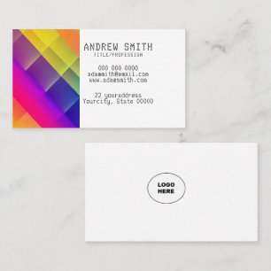 Add your own image lenticular Business Card