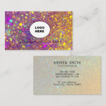 Add your own image opal Business Card