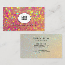 Add your own image opal Business Card
