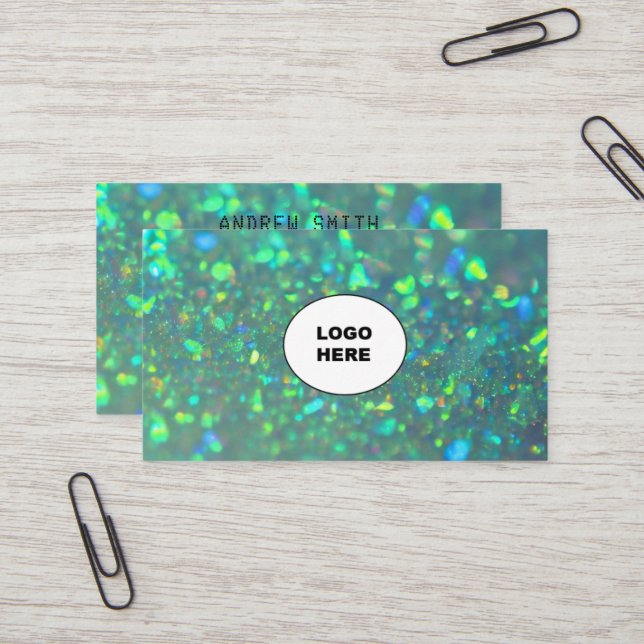 Add your own image opal Business Card (Front/Back In Situ)