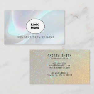 Add your own image opal Business Card