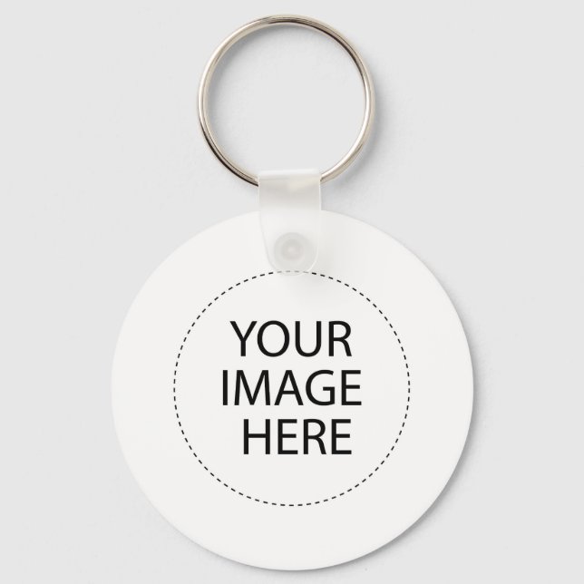 Add Your Own Image or Text Here Key Ring (Front)
