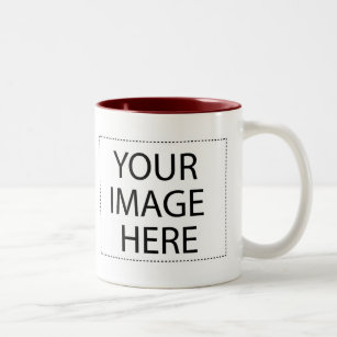 Add Your Own Image Or Text Two-Tone Coffee Mug