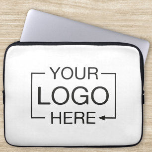 Add Your Own Image Photo or Custom Company Logo Laptop Sleeve