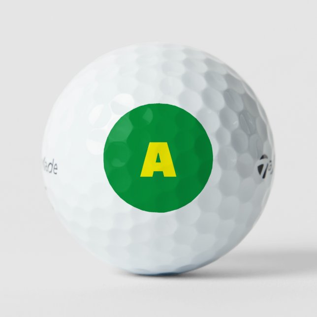 ADD YOUR OWN Initials 12 Pack Golf Balls  (Front)