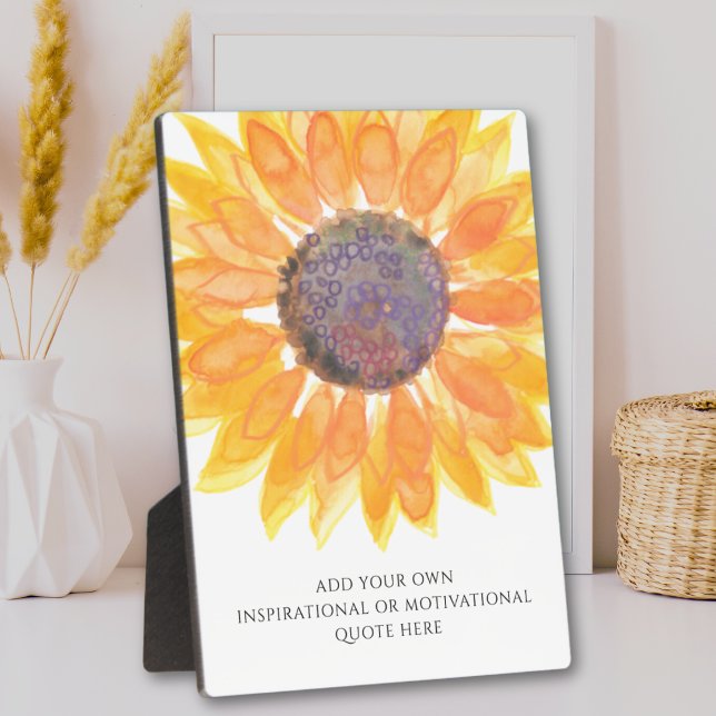 Add Your Own Inspirational Or Motivational Quote  Plaque (Creator Uploaded)