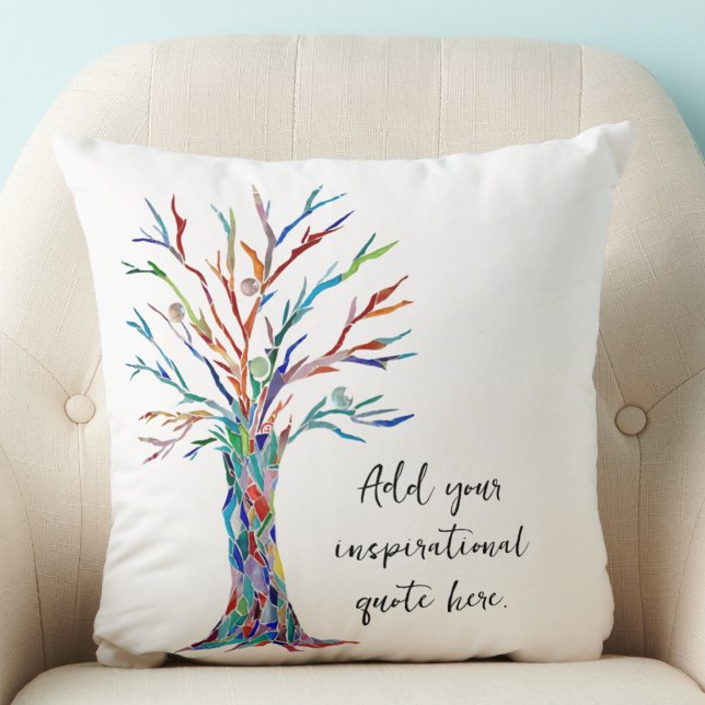 Add Your Own Inspirational Quote Or Message Cushion (Creator Uploaded)