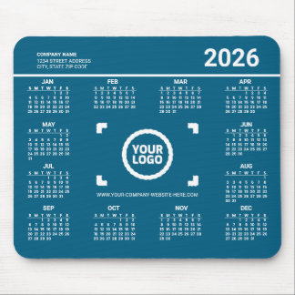 Add Your Own Logo 2026 Calendar Mousepad