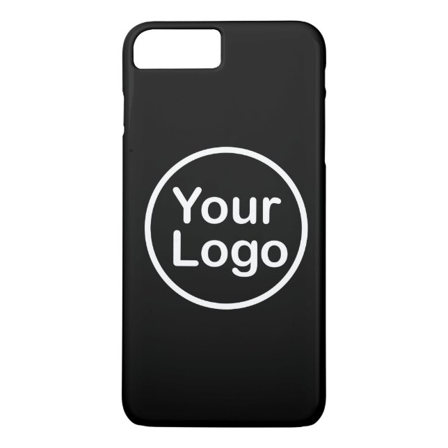 Add Your Own Logo | Black Background Case-Mate iPhone Case (Back)