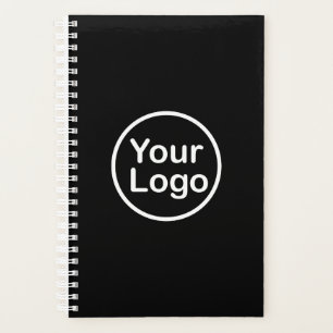 Add Your Own Logo Black Background Planner