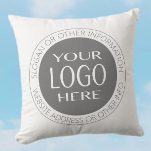 Add Your Own Logo & Circular Text Cushion