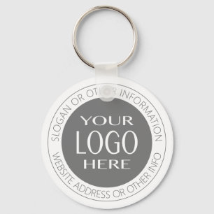 Add Your Own Logo & Circular Text Key Ring