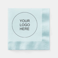 Add Your Own Logo Text Here Blue Coined Cocktail