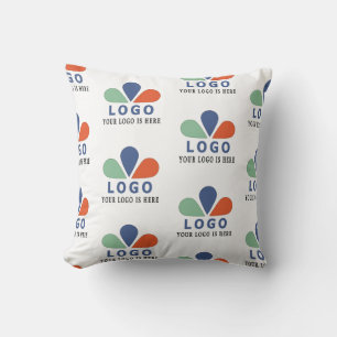 ADD YOUR OWN LOGO.  THROW PILLOW
