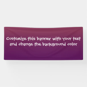 Add your own message banner