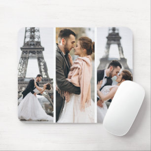 Add Your Own - Minimal 3 Photo Gallery Mouse Mat