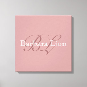 add your own name canvas print