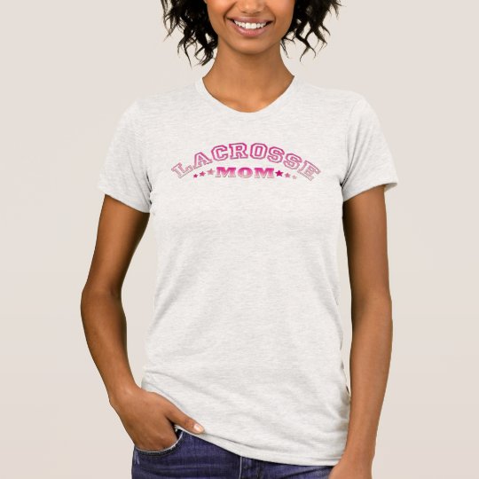 Add Your Own Name & Number Lacrosse Mum Tee