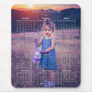 Add Your Own Photo 2024 Calendar Mousepad